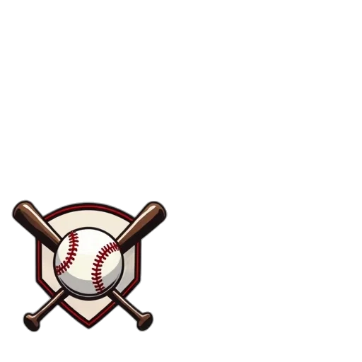 furniture, pixel art, earth tones, four, baseball, emblems, bats, ball transparent PNG cut-out