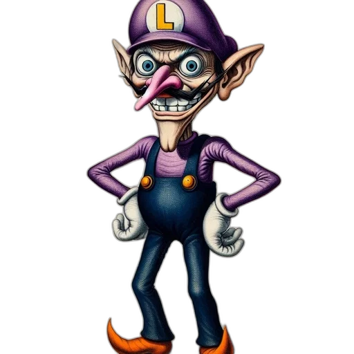 mask, staff, hat, face, concept art, 3d render, cartoon, pixel art transparent PNG cut-out