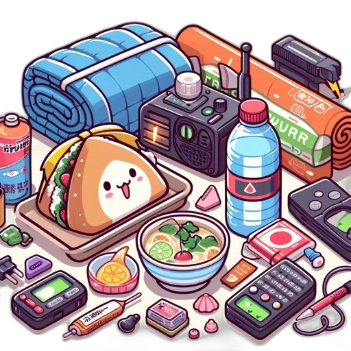 food, robot, weapon, animal, pixel art, cyberpunk, concept art, vaporwave transparent PNG cut-out