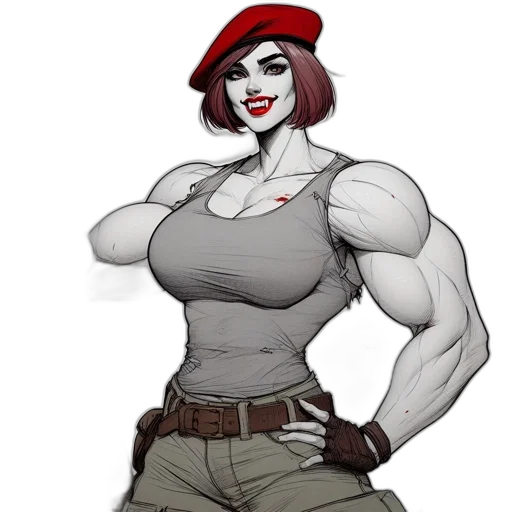 weapon, staff, comic book art, concept art, cartoon, fantasy art, red, strong transparent PNG cut-out