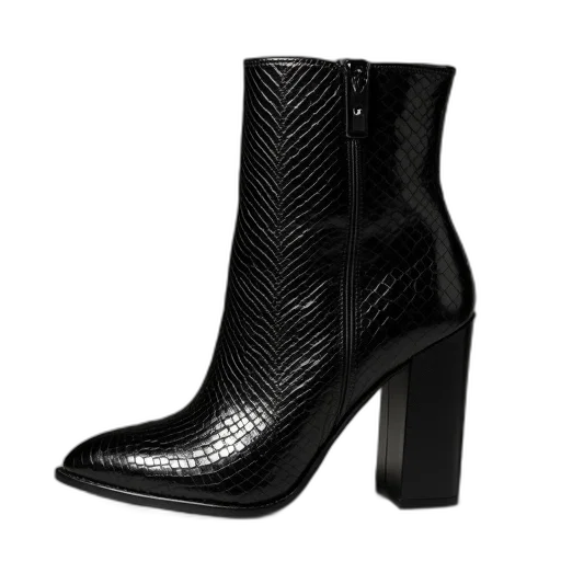 shoes, girls, black, faux transparent PNG cut-out