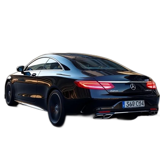 car, photorealistic, 3d render, concept art, mercedes, class, cab, motion transparent PNG cut-out