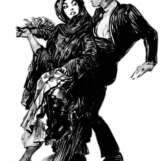 jacket, comic book art, concept art, cartoon, pencil sketch, snow, underwater, city street transparent PNG cut-out