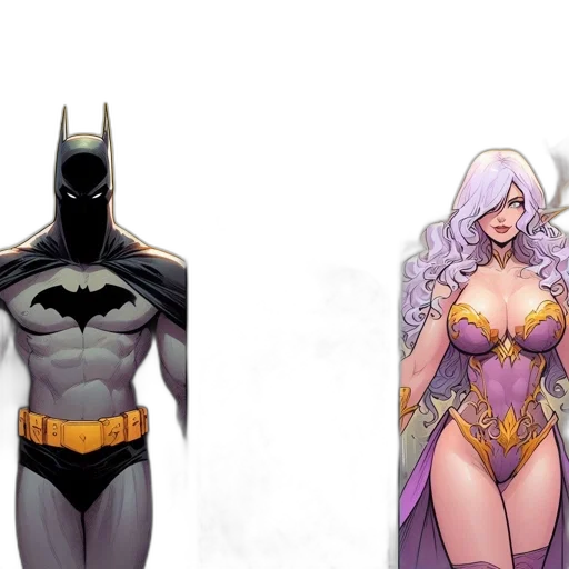comic book art, concept art, fantasy art, dark, earth tones, colorful, three, distinct transparent PNG cut-out