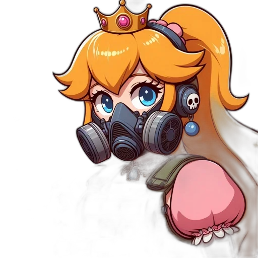 mask, weapon, crown, creature, concept art, anime, cartoon, pixel art transparent PNG cut-out