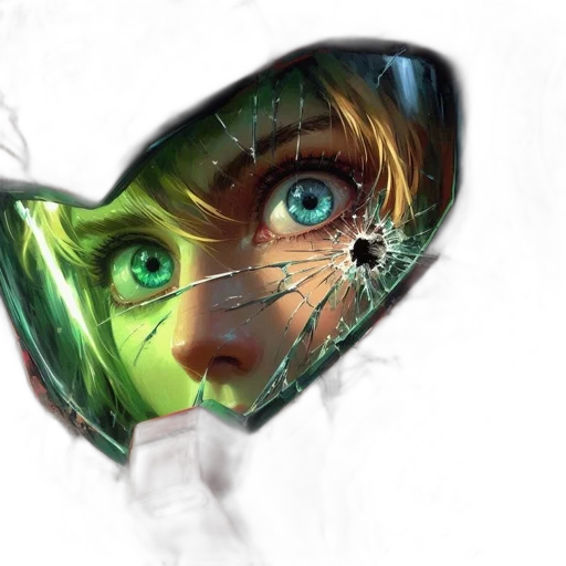 mask, face, weapon, robot, concept art, fantasy art, photorealistic, comic book art transparent PNG cut-out