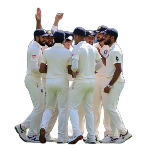 team, india, celebrate, wicket transparent PNG cut-out