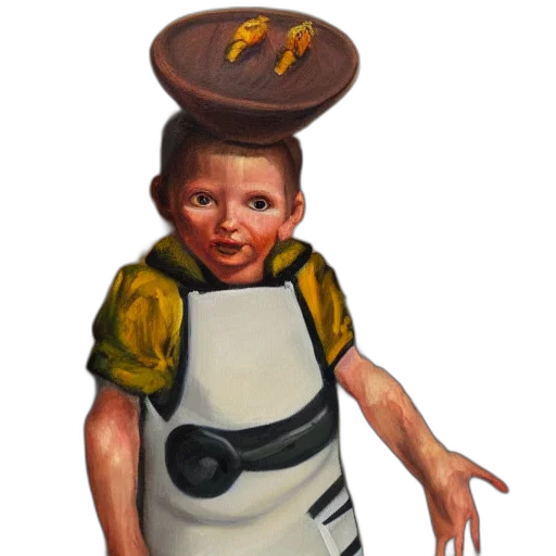 robot, food, face, staff transparent PNG cut-out