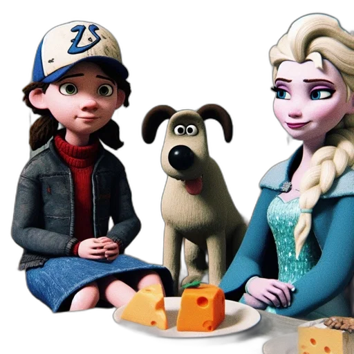 food, 3d render, concept art, cartoon, photorealistic, snow, city street, fire transparent PNG cut-out
