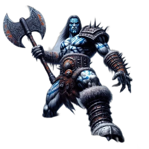 staff, fantasy art, concept art, comic book art, pixel art, blue, powerful, warrior transparent PNG cut-out