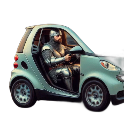 car, robot, 3d render, concept art, photorealistic, fantasy art, anachronistic, scene transparent PNG cut-out
