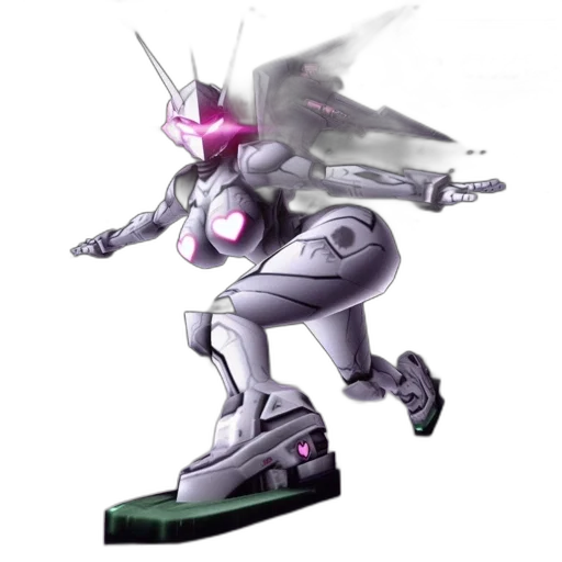robot, concept art, vaporwave, 3d render, pastel, starry, night, futuristic transparent PNG cut-out