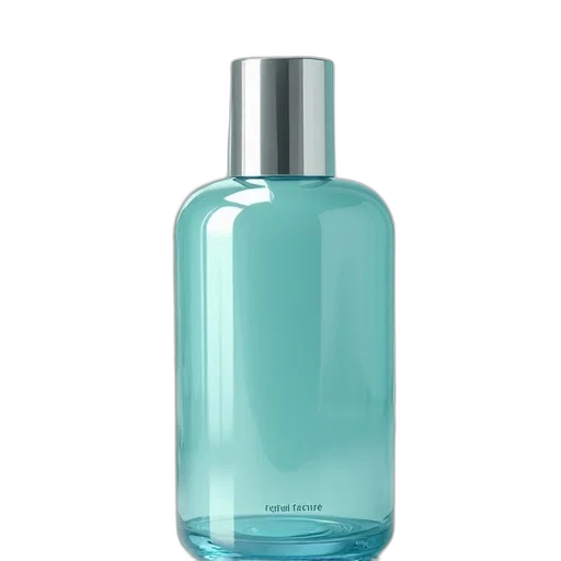 bottle, photorealistic, 3d render, underwater transparent PNG cut-out