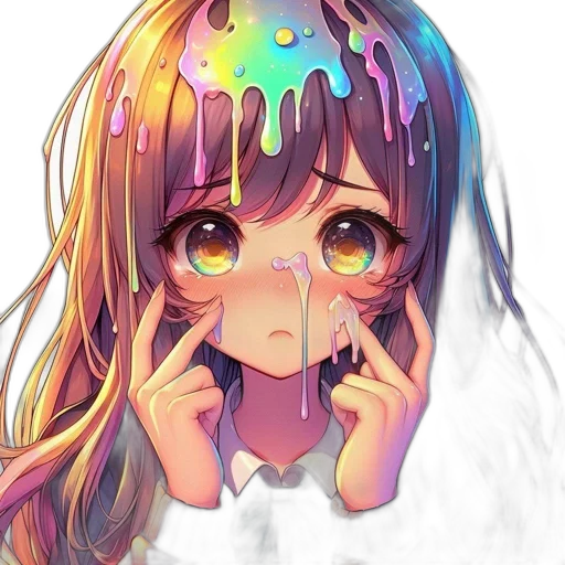 mask, face, crown, creature, anime, watercolor, pixel art, fantasy art transparent PNG cut-out