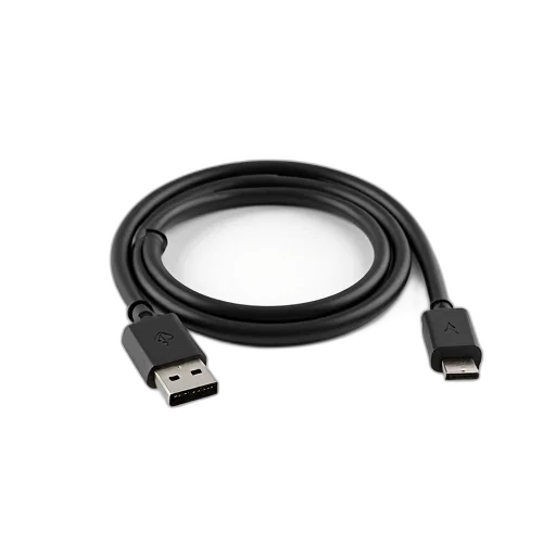 black, usb, cable, connector, one, end, usb-c, other transparent PNG cut-out