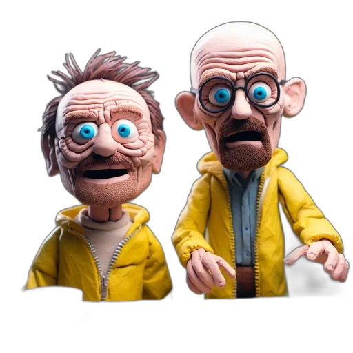 jacket, staff, 3d render, concept art, cartoon, photorealistic, two, animated transparent PNG cut-out