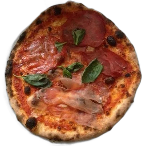 food, face, animal, photorealistic, 3d render, pizza, ham, olives transparent PNG cut-out
