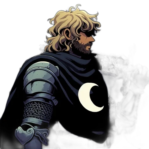 mask, sword, staff, weapon, comic book art, concept art, fantasy art, pixel art transparent PNG cut-out