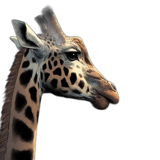 animal, creature, face, staff, 3d render, photorealistic, concept art, watercolor transparent PNG cut-out