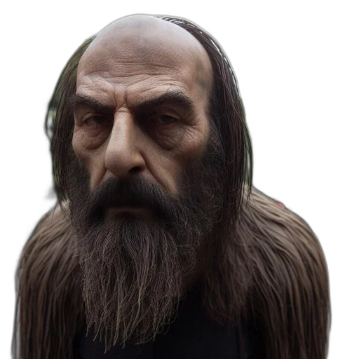 face, mask, hair, creature, 3d render, concept art, photorealistic, fantasy art transparent PNG cut-out
