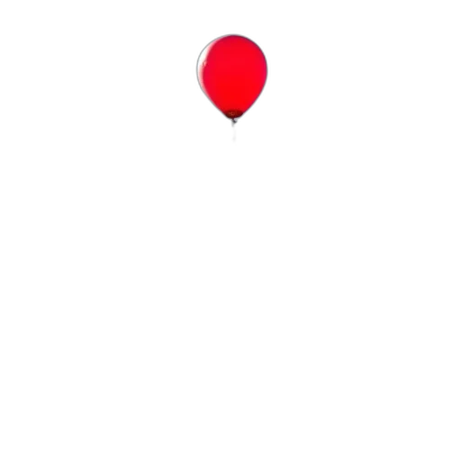 face, umbrella, creature, animal, pixel art, photorealistic, red, bustling transparent PNG cut-out