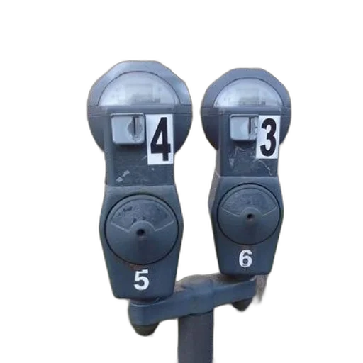 shoes, jewelry, 3d render, two, parking, meters, numbers, them transparent PNG cut-out