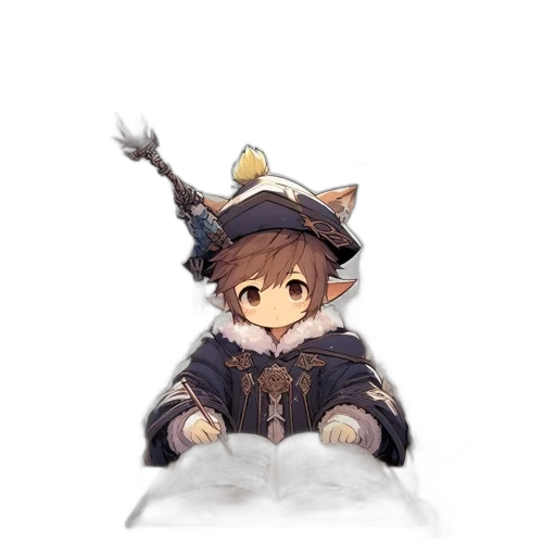 staff, hat, weapon, crown, fantasy art, pixel art, concept art, anime transparent PNG cut-out
