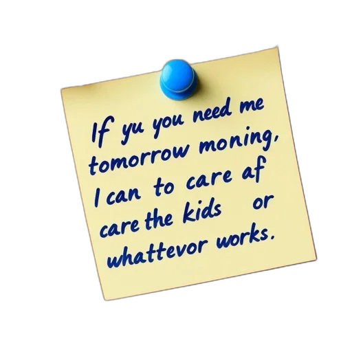 corkboard, note, about, caring, kids, along, other, notes transparent PNG cut-out