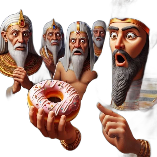 food, 3d render, concept art, photorealistic, fantasy art, ancient, egypt, pharaoh-like transparent PNG cut-out