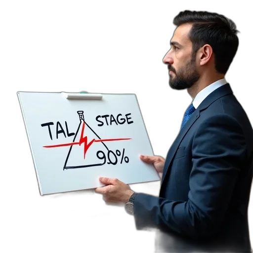 staff, concept art, man, suit, standing, front, podium, holding transparent PNG cut-out