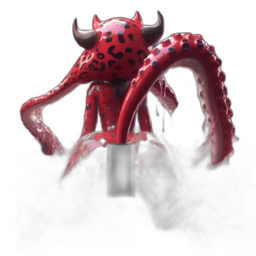 dragon, mask, creature, weapon, concept art, fantasy art, 3d render, photorealistic transparent PNG cut-out