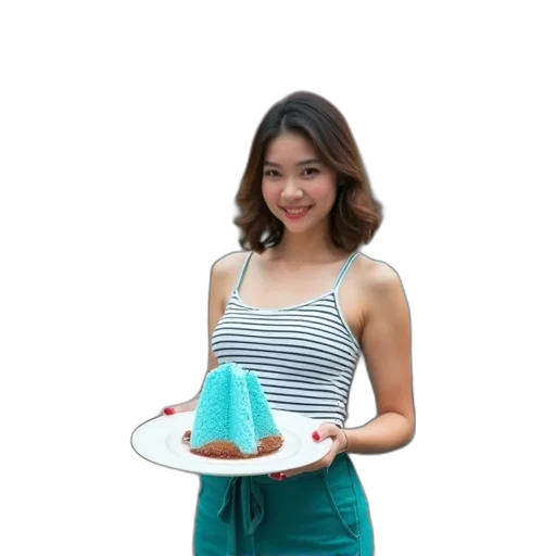 hat, food, dress, staff, 3d render, photorealistic, vaporwave, oil painting transparent PNG cut-out