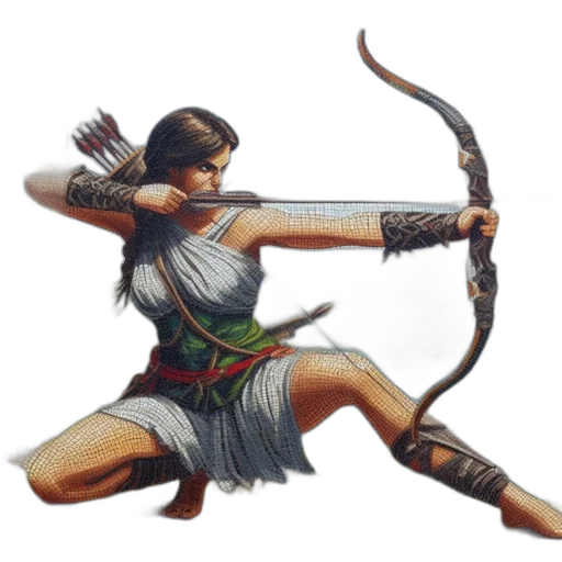 staff, sword, weapon, fantasy art, concept art, pixel art, 3d render, archer transparent PNG cut-out