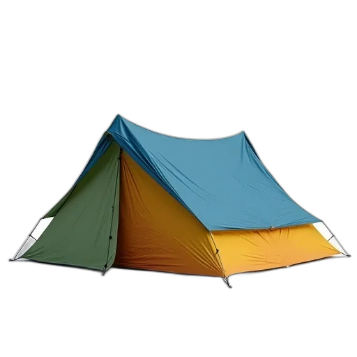 umbrella, 3d render, white, background, tent, has, blue, green transparent PNG cut-out
