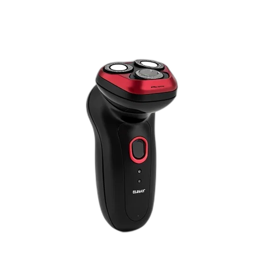 bottle, staff, close-up, black, red, cordless, electric, shaver transparent PNG cut-out