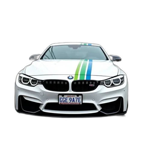 car, 3d render, photorealistic, concept art, pixel art, white, green, blue transparent PNG cut-out