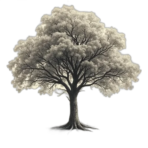 tree, crown, hair, staff, photorealistic, concept art, 3d render, fantasy art transparent PNG cut-out