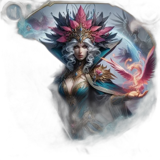 staff, dragon, jewelry, crown, fantasy art, concept art, photorealistic, pixel art transparent PNG cut-out