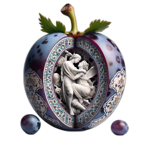 jewelry, crown, food, mask, photorealistic, fantasy art, elaborately, carved transparent PNG cut-out