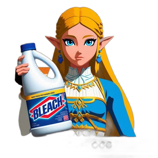 bottle, dress, weapon, food, pixel art, concept art, 3d render, vaporwave transparent PNG cut-out