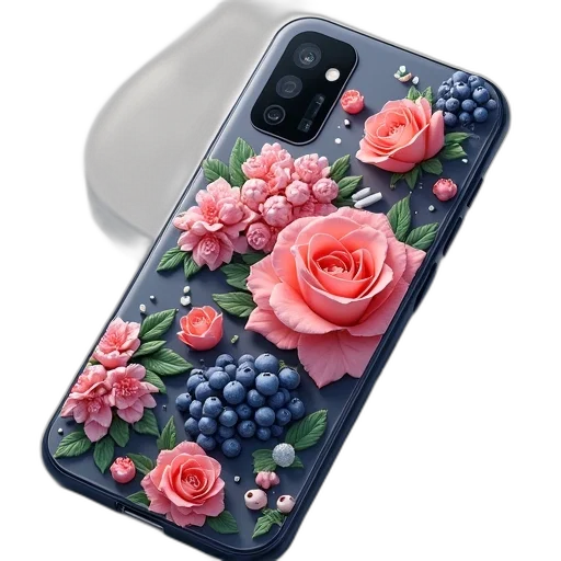 flower, jewelry, 3d render, photorealistic transparent PNG cut-out