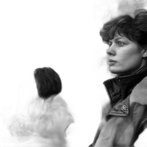 jacket, face, creature, staff, photorealistic, pencil sketch, concept art, oil painting transparent PNG cut-out