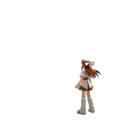staff, robot, creature, hair, 3d render, concept art, pixel art, anime transparent PNG cut-out