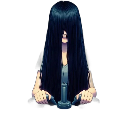 hair, staff, jewelry, mask, concept art, pixel art, anime, 3d render transparent PNG cut-out