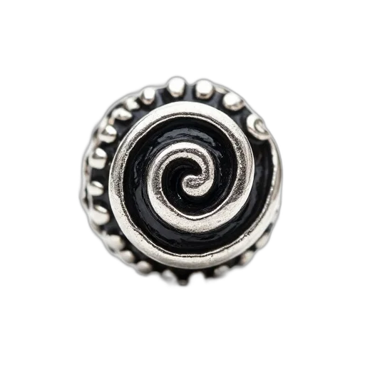 jewelry, hair, staff, close-up, image, silver, black, spiral transparent PNG cut-out