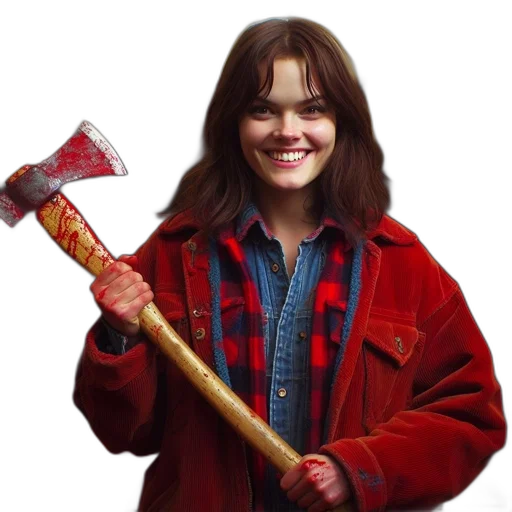 jacket, weapon, staff, sword, photorealistic, concept art, red, young transparent PNG cut-out