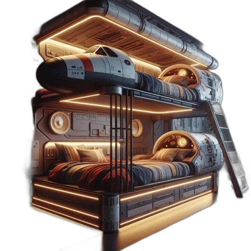 furniture, car, building, concept art, 3d render, cyberpunk, photorealistic, futuristic transparent PNG cut-out
