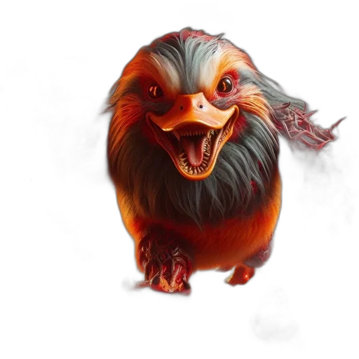 creature, dragon, animal, concept art, fantasy art, photorealistic, 3d render, menacing transparent PNG cut-out