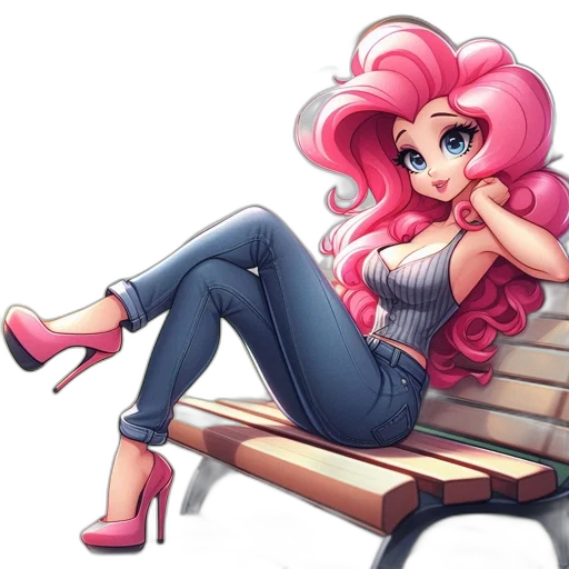 furniture, dress, cartoon, pixel art, anime, fantasy art, pastel, animated transparent PNG cut-out