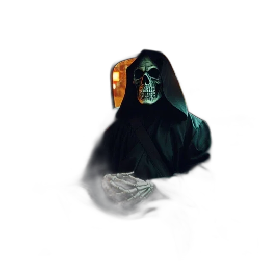 mask, creature, face, staff, concept art, pixel art, 3d render, fantasy art transparent PNG cut-out